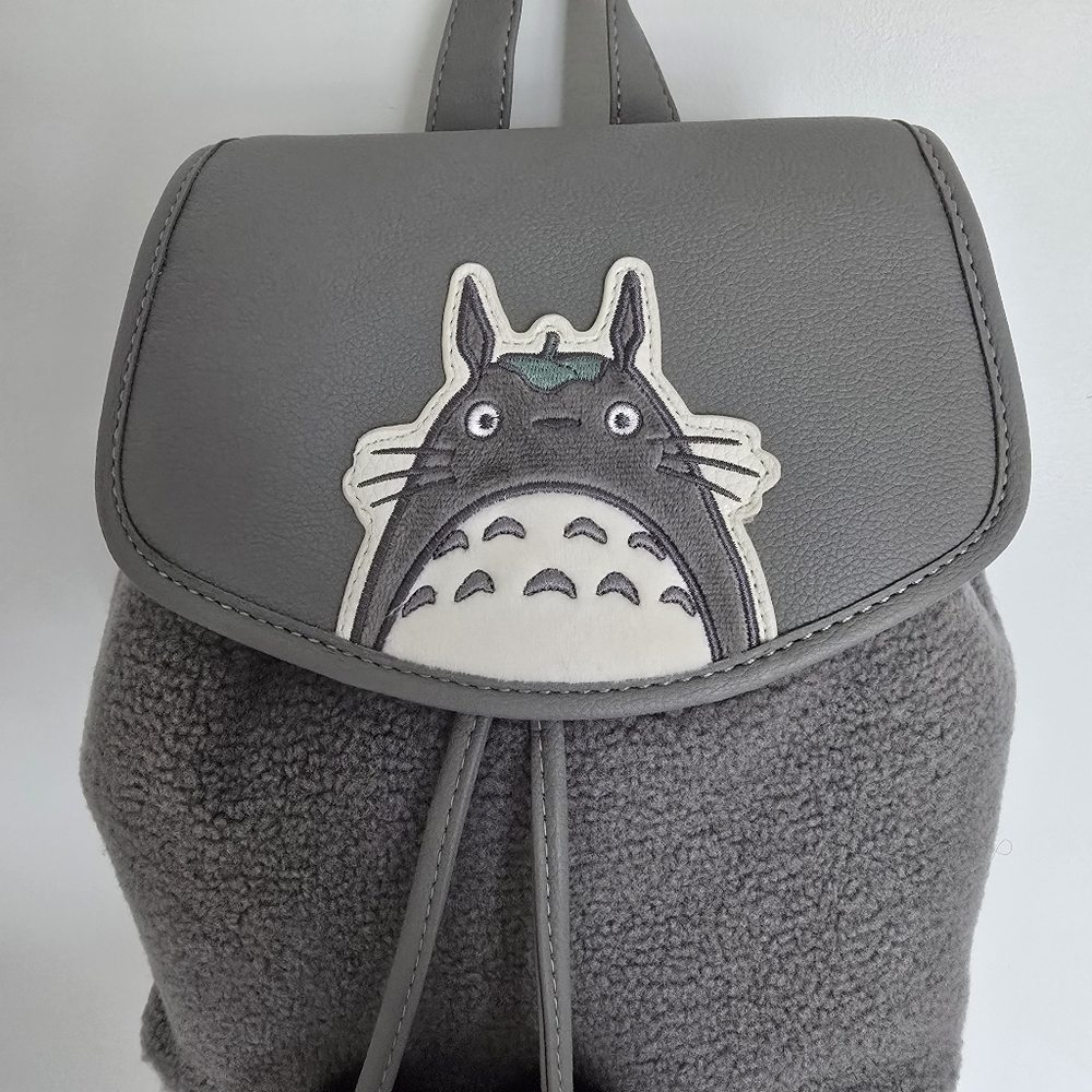 Studio Ghibli® My Neighbor Totoro Sherpa Slouch Mini Backpack - Picture 2 of 6